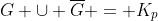 G \cup \overline{G} = K_{p}