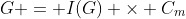 G = I(G) \times C_m