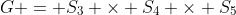 G = S_{3} \times S_{4} \times S_{5}