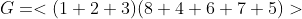 G=<(1 2 3)(8 4 6 7 5)>