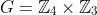 G=\mathbb{Z}_4\times\mathbb{Z}_3
