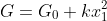 G=G_0+kx_1^2