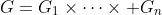 G=G_1\times\cdots\times G_n