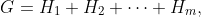 G=H_1 H_2 \cdots H_m,