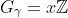 G_\gamma=x\mathbb{Z}