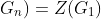 G_n)=Z(G_1)