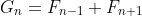 G_n=F_{n-1}+F_{n+1}