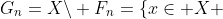 G_n=X\backslash F_n=\{x\in X ~:~ f(x)\geq 1/n\}