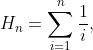 H_n=\sum_{i=1}^n\frac1i,