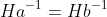 Ha^{-1}=Hb^{-1}