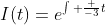 I(t)=e^{\int \frac {-3}{t}}