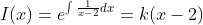 I(x)=e^{\int{\frac{1}{x-2}dx}}=k(x-2)