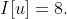 I[u]=8.