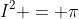 I^2 = \pi