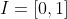 I=[0,1]