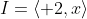 I=\langle 2,x\rangle