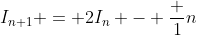 I_{n+1} = 2I_{n} - \frac {1}{n}
