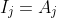 I_j=A_j