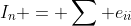 I_n = \sum e_{ii}