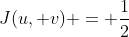 J(u, v) = \frac{1}{2}
