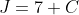 J=7+C