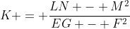 K = \frac{LN - M^2}{EG - F^2}