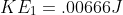 KE_1=.00666J