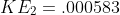 KE_2=.000583