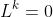 L^k=0