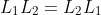 L_1L_2=L_2L_1