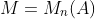 M=M_n(A)