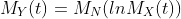 M_Y(t)=M_N(lnM_X(t))