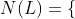 N(L)=\{\;\vec{0}_V\}