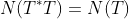 N(T^*T)=N(T)