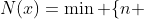 N(x)=\min \{n ~:~ x \in E_n\}