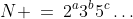 N \:=\:2^a3^b5^c\hdots