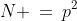 N \:=\:p^2