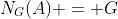 N_G(A) = G