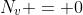 N_v = 0