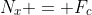 N_x = F_c