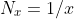 N_x=1/x