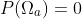 P(\Omega_a)=0