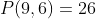 P(9,6)=26
