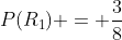 P(R_1) = \frac{3}{8}
