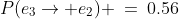 P(e_3\to e_2) \:=\:0.56
