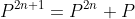 P^{2n+1}=P^{2n} P