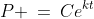 P \:=\:Ce^{kt}