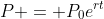 P = P_0e^{rt}