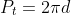 P_{t}=2\pi{d}