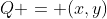 Q = (x,y)